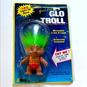 Vintage in original box Glo Troll